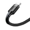 eng pl Baseus Cafule Cable Durable Nylon Braided Wire USB USB C QC3 0 3A 0 5M black grey CATKLF AG1 46794 2