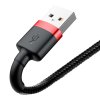 eng pl Baseus Cafule Cable Durable Nylon Braided Wire USB Lightning QC3 0 2 4A 0 5M black red CALKLF A19 46803 3