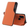 eng pl Eco Leather View Case elegant bookcase type case with kickstand for Samsung Galaxy A21S orange 63608 1