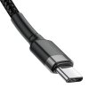 pol pl Baseus Cafule Cable wytrzymaly nylonowy kabel przewod USB C PD USB C PD PD2 0 60W 20V 3A QC3 0 1M czarny szary CATKLF GG1 46963 5