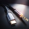 eng pl Joyroom stereo audio AUX cable 3 5 mm mini jack USB Type C for smartphone 1 m black SY A03 71691 2