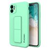 eng pl Wozinsky Kickstand Case flexible silicone cover with a stand iPhone 11 mint 69449 1