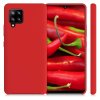 eng pl Silicone Case Soft Flexible Rubber Cover for Samsung Galaxy A22 5G red 71804 3