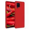 eng pl Silicone Case Soft Flexible Rubber Cover for Samsung Galaxy A22 5G red 71804 1