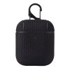 eng pl Nylon AirPods Case Nylon hard case for AirPods 2 AirPods 1 with carabiner black 72292 1