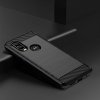 eng pl Carbon Case Flexible Cover TPU Case for Motorola One Vision black 52073 7