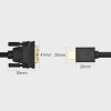 eng pl Ugreen cable HDMI DVI 4K 60Hz 30AWG cable 1m black 30116 57399 13
