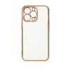 eng pl Lighting Color Case for Samsung Galaxy A53 5G gold frame gel cover white 96193 1