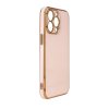 eng pl Lighting Color Case for Samsung Galaxy A53 5G Gold Frame Gel Cover Pink 96160 2