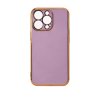 eng pl Lighting Color Case for Samsung Galaxy A53 5G Gold Frame Gel Cover Purple 96182 1