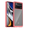 eng pl Outer Space Case Xiaomi Poco X4 Pro 5G cover with a flexible frame red 106605 1