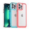 48801 8 outer space case case for iphone 12 pro hard cover with gel frame pink