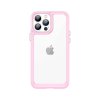 48801 outer space case case for iphone 12 pro hard cover with gel frame pink