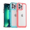 48816 7 outer space case case for iphone 12 pro max hard cover with gel frame pink