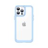 48810 outer space case for iphone 12 pro max hard cover with gel frame blue