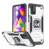 49341 wozinsky armor kryt s prstynkem na samsung galaxy m31s stribrny