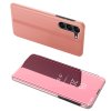 eng pl Clear View Case cover for Samsung Galaxy S23 cover with a flap pink 135902 1