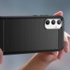 eng pl Carbon Case for Samsung Galaxy A34 5G flexible silicone carbon cover black 137086 5