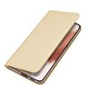 51315 3 dux ducis skin bookcase luxusni flipove pouzdro na samsung galaxy s23 zlate