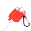 57327 3 case for airpods airpods 2 red with hook