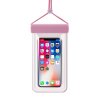 eng pl Waterproof phone case 115 mm x 220 mm pool beach bag light pink 148697 1