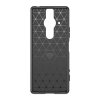 59534 10 carbon case flexible tpu cover for sony xperia pro i black