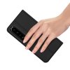 59891 6 dux ducis skin pro case pro sony xperia 1 v flip card wallet stand black