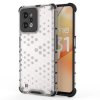 59915 honeycomb case armored cover with a gel frame realme c31 transparent