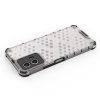 59936 10 honeycomb case armored cover with gel frame vivo y55 y75 y33s iqoo z6 iqoo u5 transparent