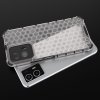 59936 7 honeycomb case armored cover with gel frame vivo y55 y75 y33s iqoo z6 iqoo u5 transparent