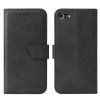 59516 magnet case elegant case cover flip cover iphone se 2022 se 2020 iphone 8 iphone 7 black