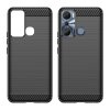 58988 7 pouzdro carbon case pro flexibilni silikonovy karbonovy kryt infinix hot 20i cerny