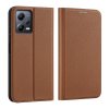 59036 1 pouzdro dux ducis skin x2 pro xiaomi redmi note 12 5g poco x5 5g cover flip wallet stand brown