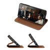 59594 11 pouzdro dux ducis skin x2 pro xiaomi redmi note 12 pro poco x5 pro 5g cover flip wallet stand brown