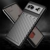 59255 1 thunder case flexible tough rugged cover tpu case for google pixel 6 black