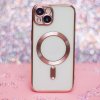 60683 3 color chrome mag case for iphone 12 pro 6 1 quot rose gold