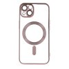 60641 2 color chrome mag case for iphone 14 plus 6 7 quot rose gold