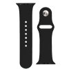 61835 silikonovy reminek s knoflikovou sponou aps pro apple watch 8 7 6 5 4 3 2 se 41 40 38mm cerny