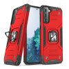 62507 wozinsky ring armor tough hybrid case cover magnetic holder for samsung galaxy s22 red