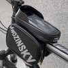 62873 10 wozinsky frame bike bag with phone case 1 5l black wbb21bk