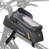 62969 13 wozinsky frame bike bag with phone case 1l black wbb25bk