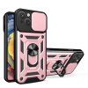 63909 hybrid armor camshield case se stojankem a krytem fotoaparatu pro iphone 15 plus ruzove