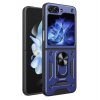 66897 hybrid armor camshield case for z flip 5 5g with camera protector blue