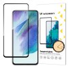 70134 wozinsky tempered glass full glue super tough screen protector full coveraged with frame case friendly for samsung galaxy s21 fe black