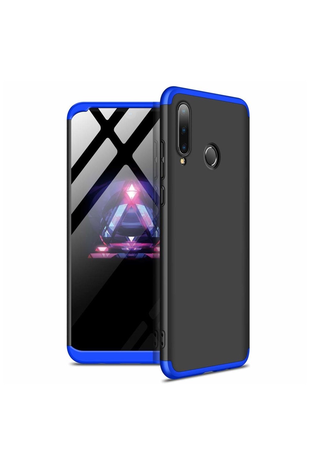 eng pl GKK 360 Protection Case Front and Back Case Full Body Cover Huawei P30 Lite black blue 49662 1