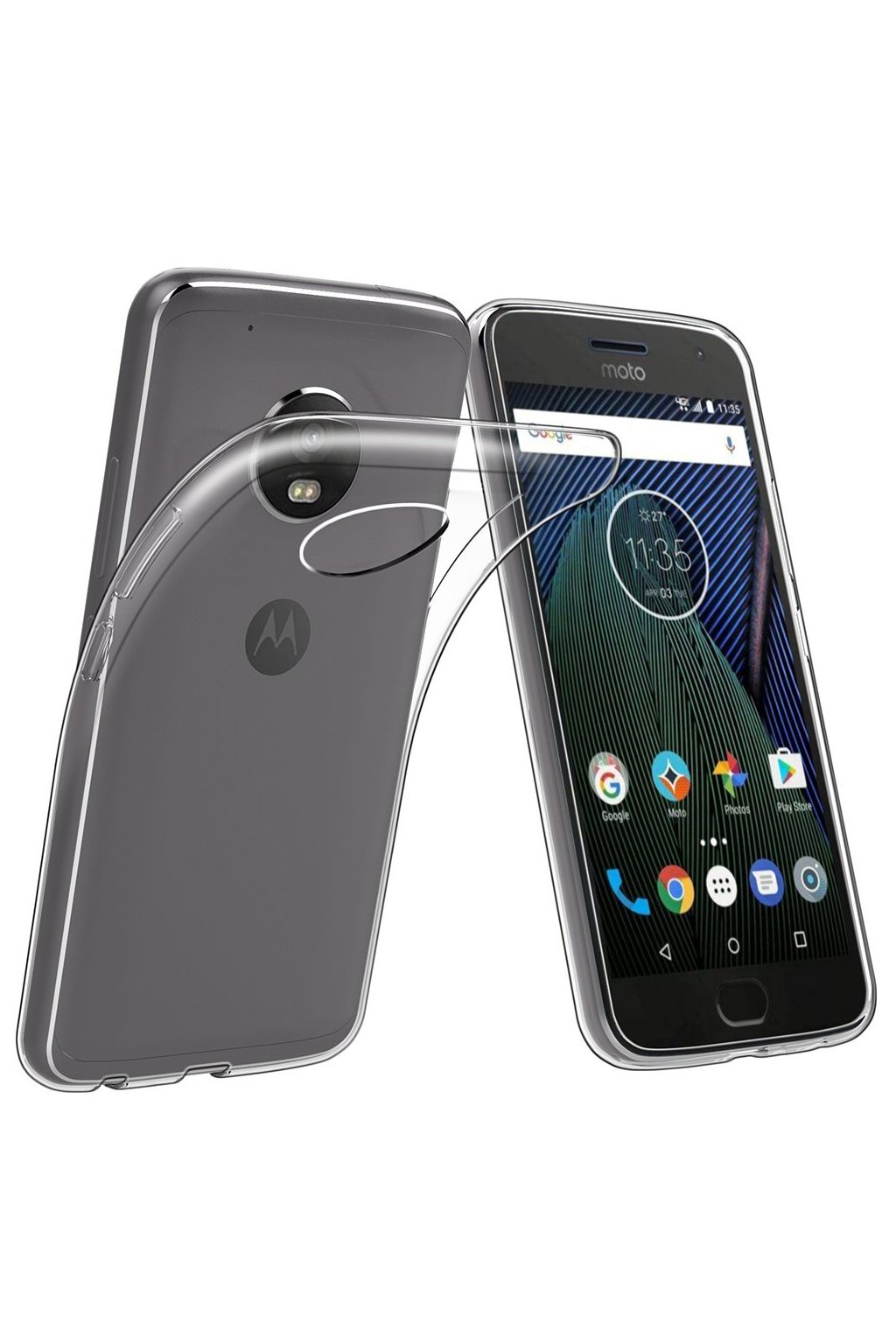 Phone Moto G5s Plus Transparent Back Cover Vaku ® Motorola Moto