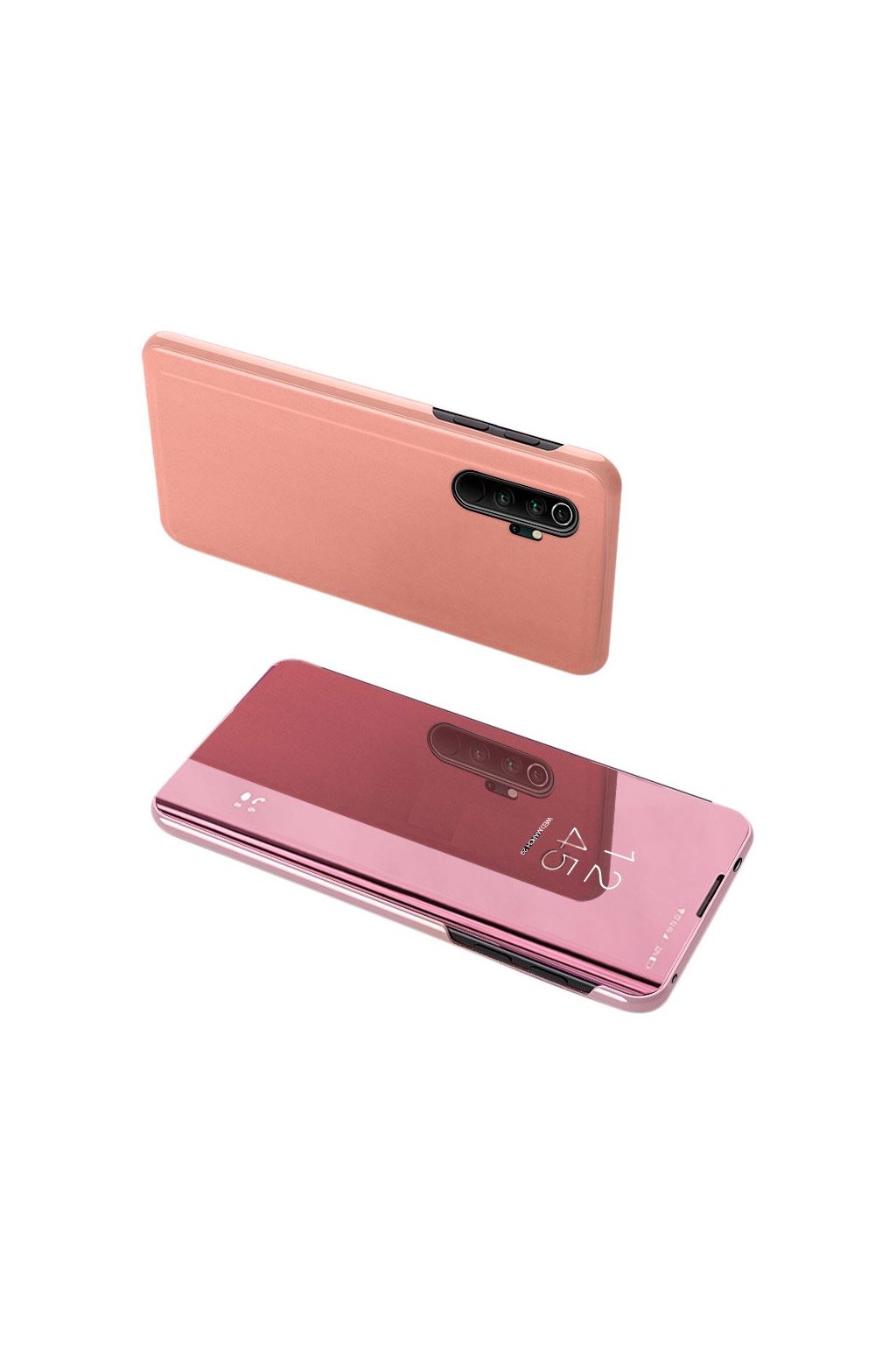 eng pl Clear View Case cover for Xiaomi Mi Note 10 Mi Note 10 Pro Mi CC9 Pro pink 56007 1