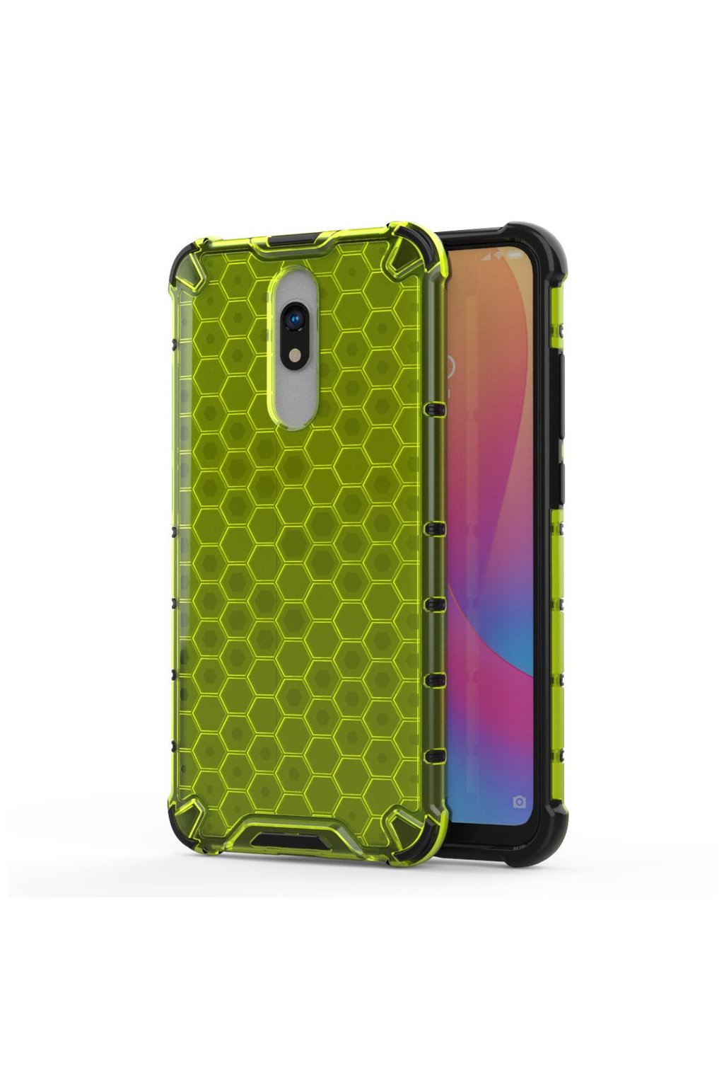 eng pl Honeycomb Case armor cover with TPU Bumper for Xiaomi Redmi 8A Xiaomi Redmi 8 green 55401 1