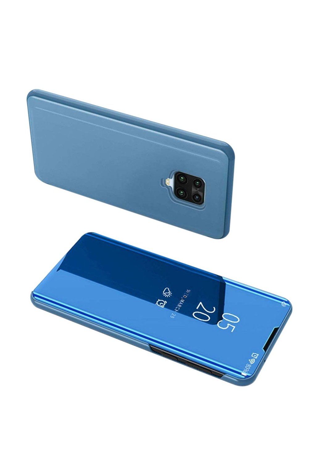 eng pl Clear View Case cover for Xiaomi Redmi Note 9S blue 60493 1