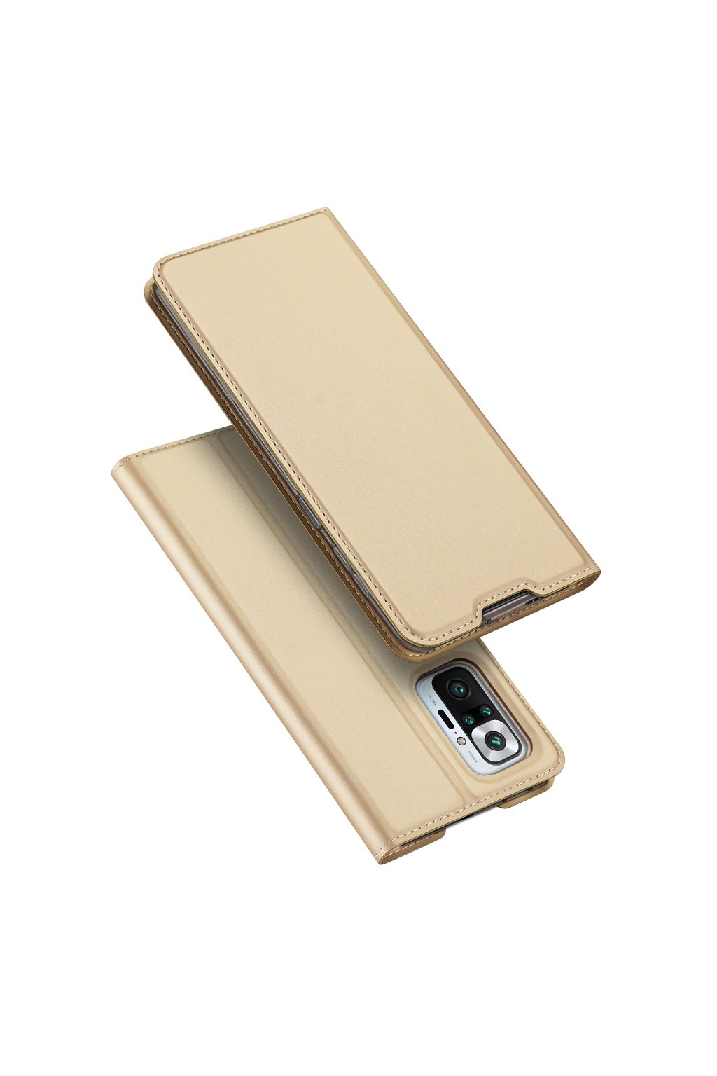 eng pl DUX DUCIS Skin Pro Bookcase type case for Xiaomi Redmi Note 10 Pro golden 69921 1